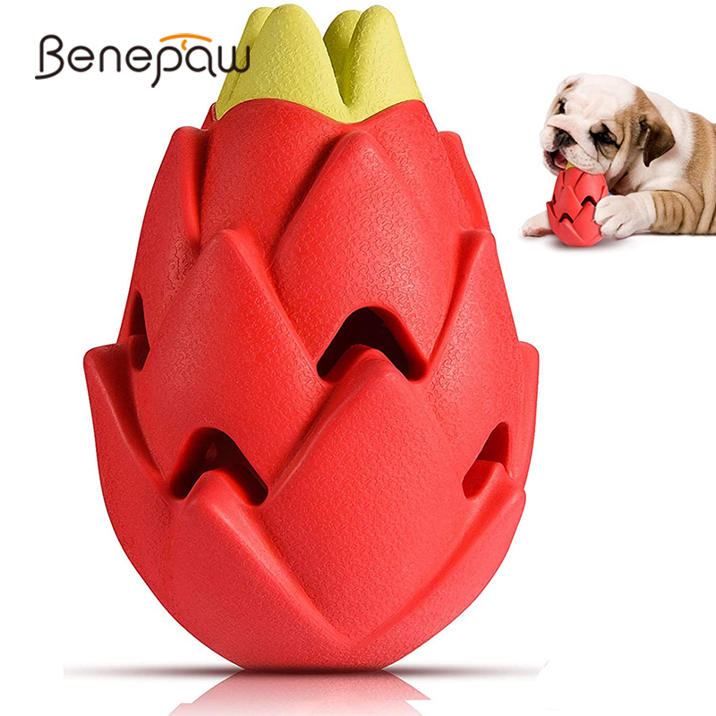 Indestructible Dog Chew Toy - Benepaw Onverwoestbaar Pitaya Hond Kauwen Speelgoed