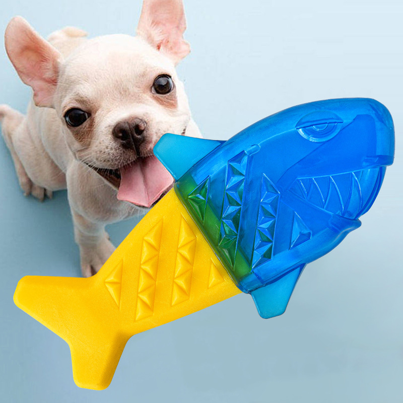 Teeth Cleaning Dog Chew Bone - Zomerkoelende hondenspeelgoedjes, vriesbaar, kauwbot, met water