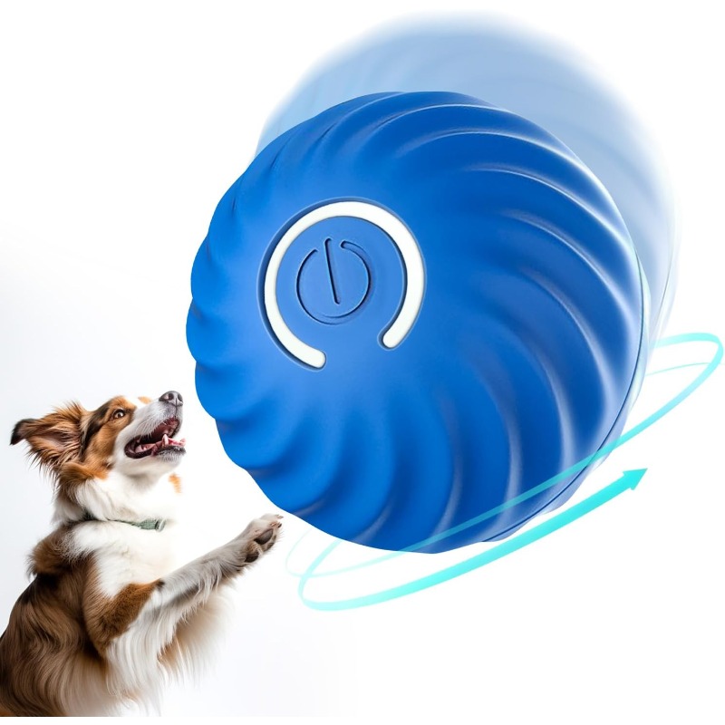 Automatic Moving Dog Ball - USB Smart Puppy Interactieve Hondenspeelbal -
