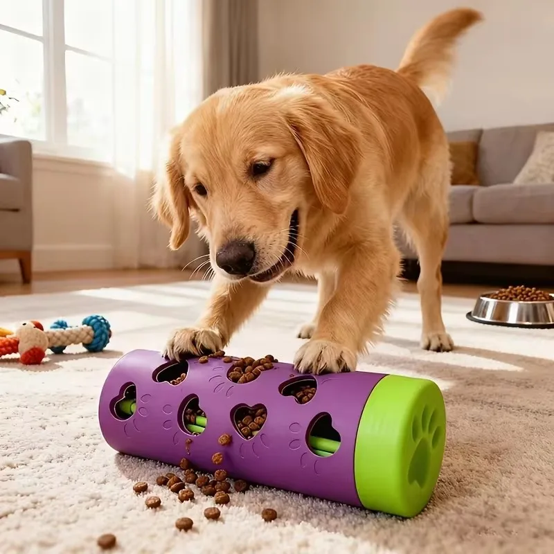 Rubber Treat Dispensing Dog Toy - Rubberen speeltje voor honden met snoepjesdispenser,