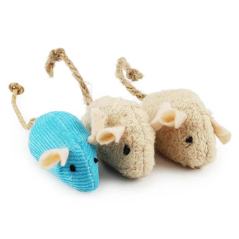Catnip Interactive Plush Mouse - 5-200 Stuks Huisdier Speelgoed Interactieve Spelen