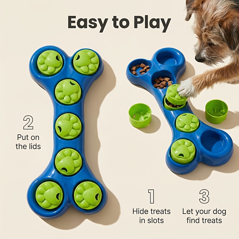 Dog Puzzle Feeder Toy - Speelgoed voor het verlichten van hondenseparatieangst,