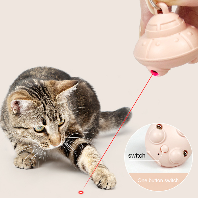 Laser Pointer Cat Toy Automatic - Kat Laserspeelgoed Aanwijzer Kattenhalsband Automatisch interactief
