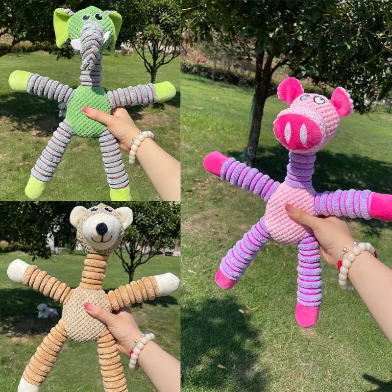 Indestructible Dog Chew Toy - Onverwoestbare piepende hondenspeeltjes voor grote honden,