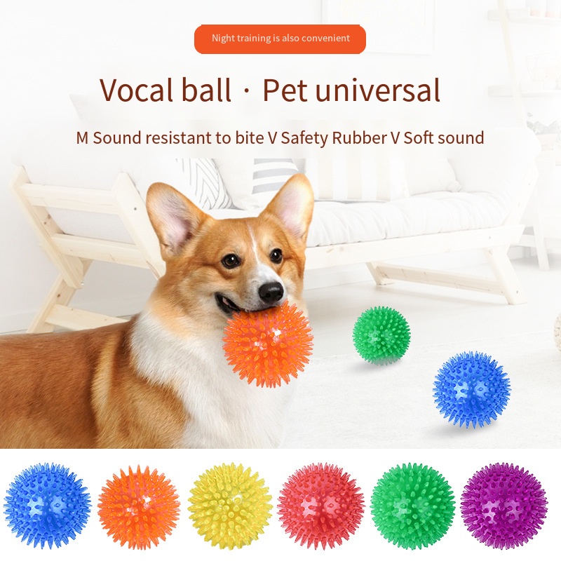 Suction Cup Dog Tug Toy - Hondenspeelgoed Geluidsspeeltje Stuiterende bal Huisdierspeelgoed Polka