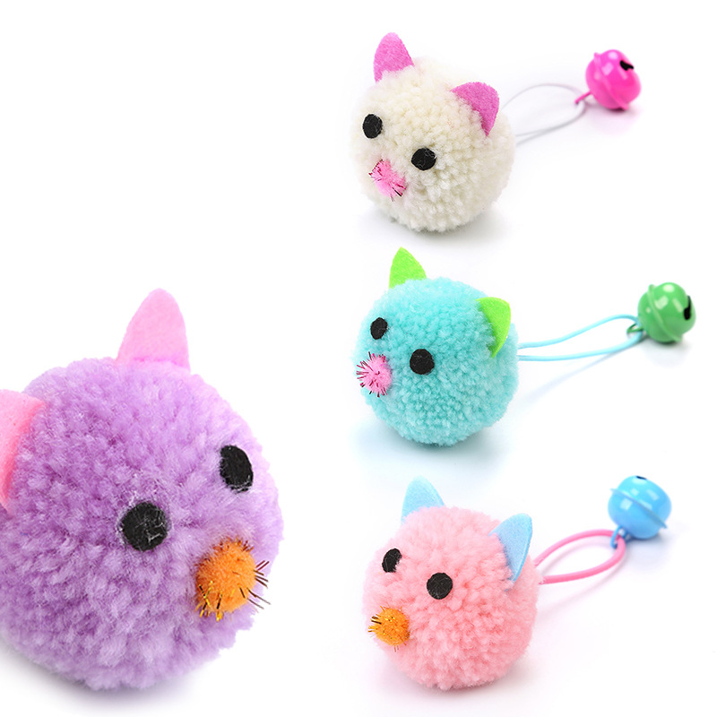 Catnip Interactive Plush Mouse - Nieuw muisvormig kattenspeeltje met bel -