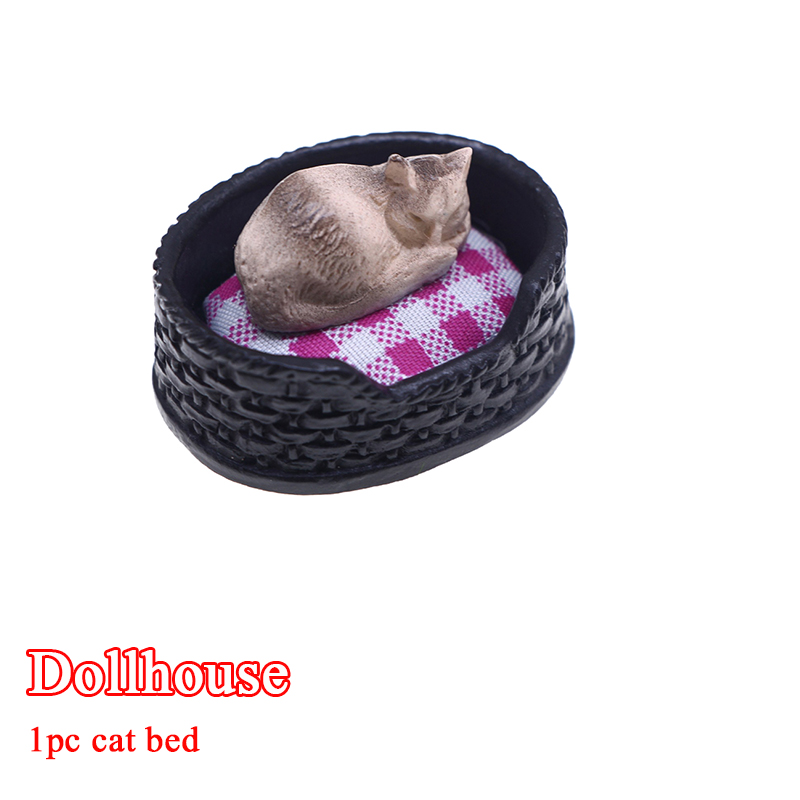 Pet Beds - 1/12 Poppenhuis Simulatie Mini Kat Bed