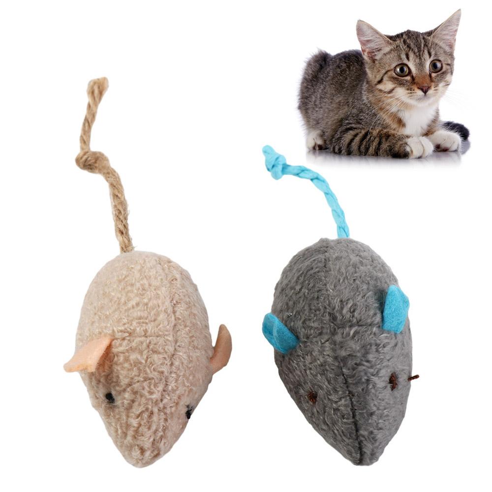 Catnip Interactive Plush Mouse - Draagbare grappige interactieve voor kitten pluche