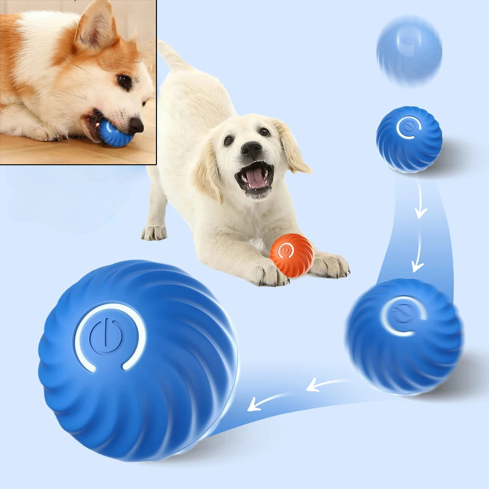 Automatic Moving Dog Ball - Automatische bewegende hondenspeelgoedbal, USB oplaadbaar, slimme
