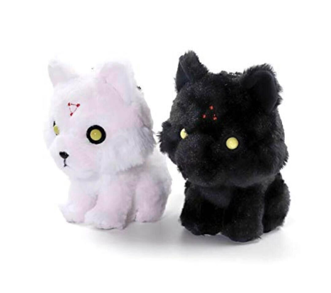 Interactive Squeaky Plush Dog Toy - Nieuwe Anime Megumi Fushiguro Zwart Wit