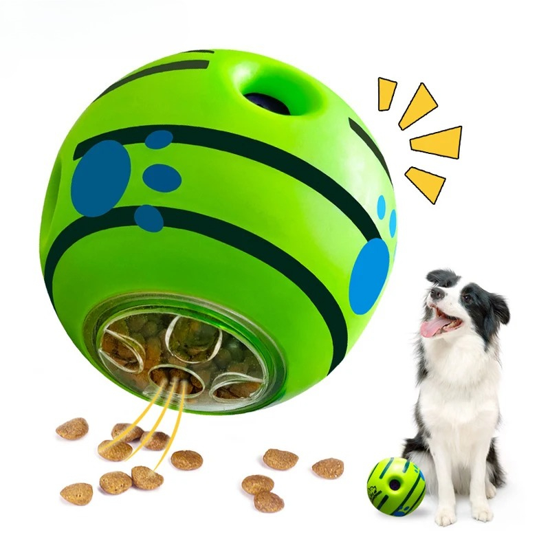 Rubber Treat Dispensing Dog Toy - Interactieve hondensnoepjesbal speelgoed, slow feeder voor