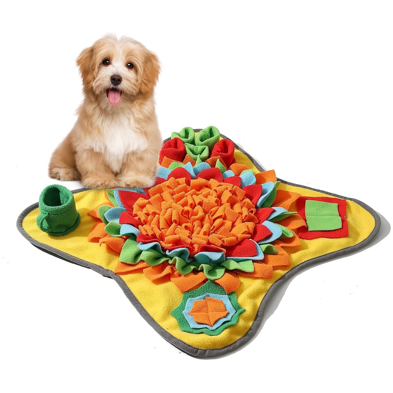 Dog Puzzle Feeder Toy - Goede huisdier-snuffelmat voor honden, interactieve voerpuzzel