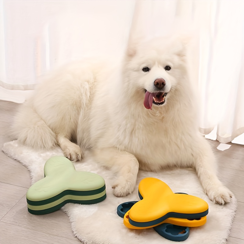 Dog Puzzle Feeder Toy - 1PC Lekbestendige Huisdierpuzzel Speelgoed Voerbak Slow