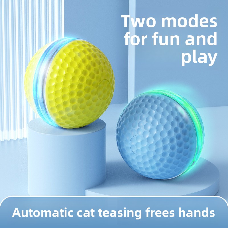 Automatic Moving Dog Ball - Onverwoestbare honingraat rubberen elektrische hondenbal, automatisch