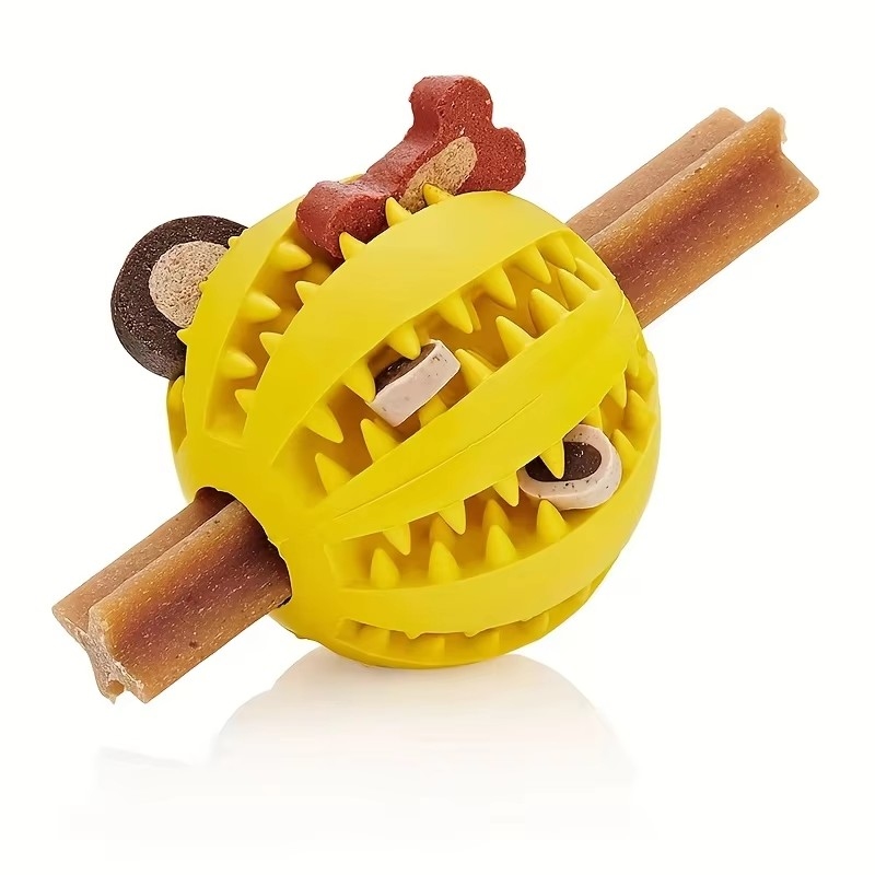 Dog Puzzle Feeder Toy - 1/2 stuks Hondenspeelgoed Bal Interactieve Rubber
