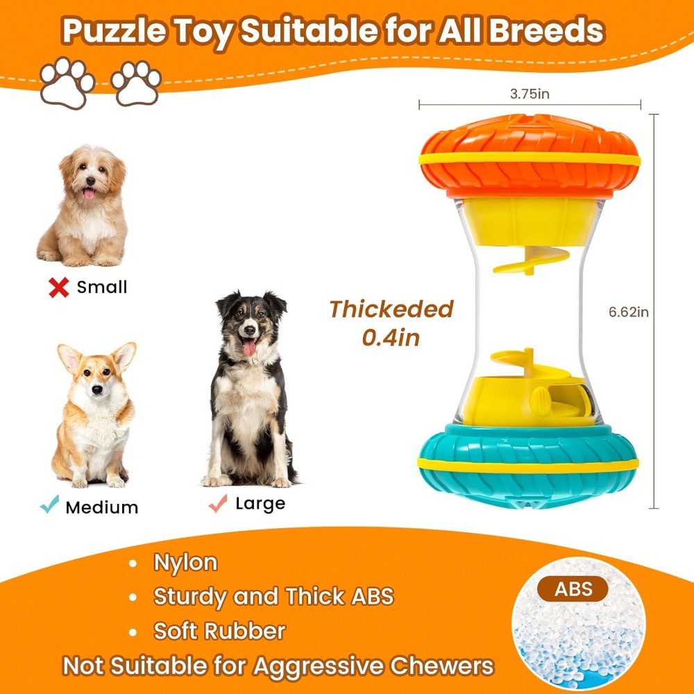 Stiltegevende rollende traktat - Rubber Treat Dispensing Dog Toy recensie en prijs