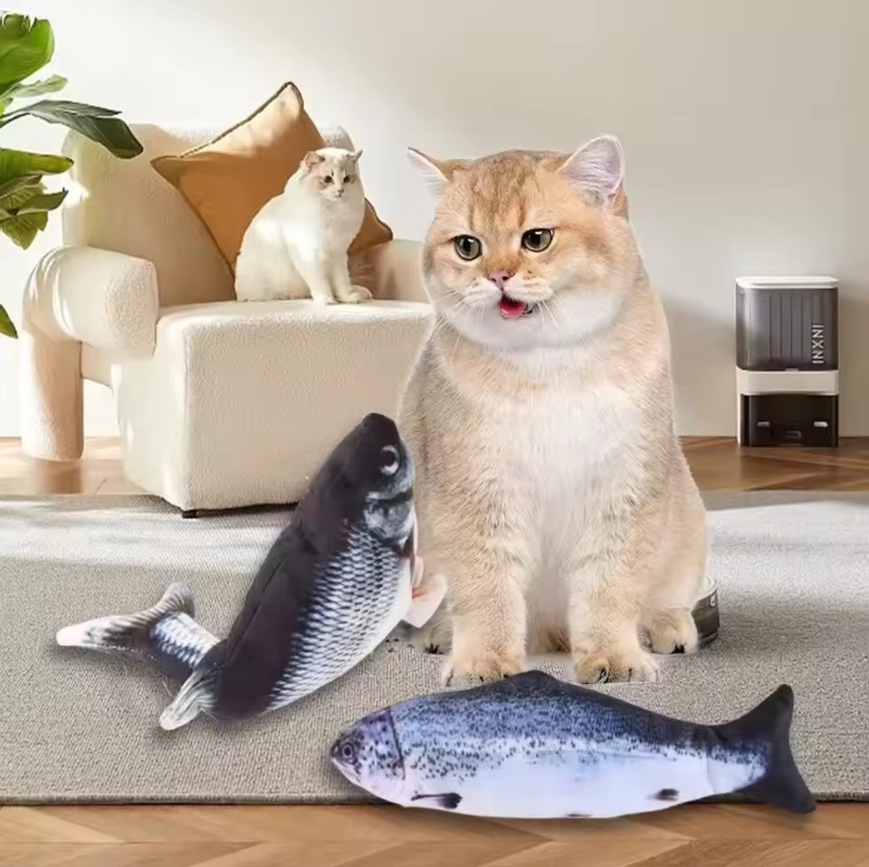 Kat Hond Speelgoed Vis USB Opl - Electric Floppy Fish Dog Toy recensie en prijs