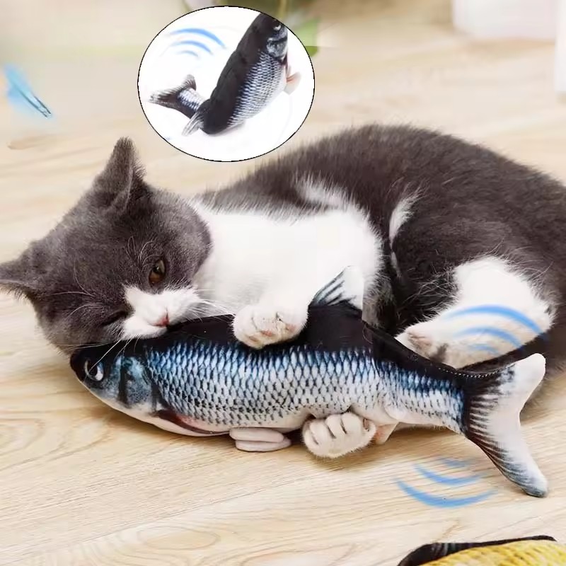 Kat Hond Speelgoed Vis USB Opl - Electric Floppy Fish Dog Toy recensie en prijs