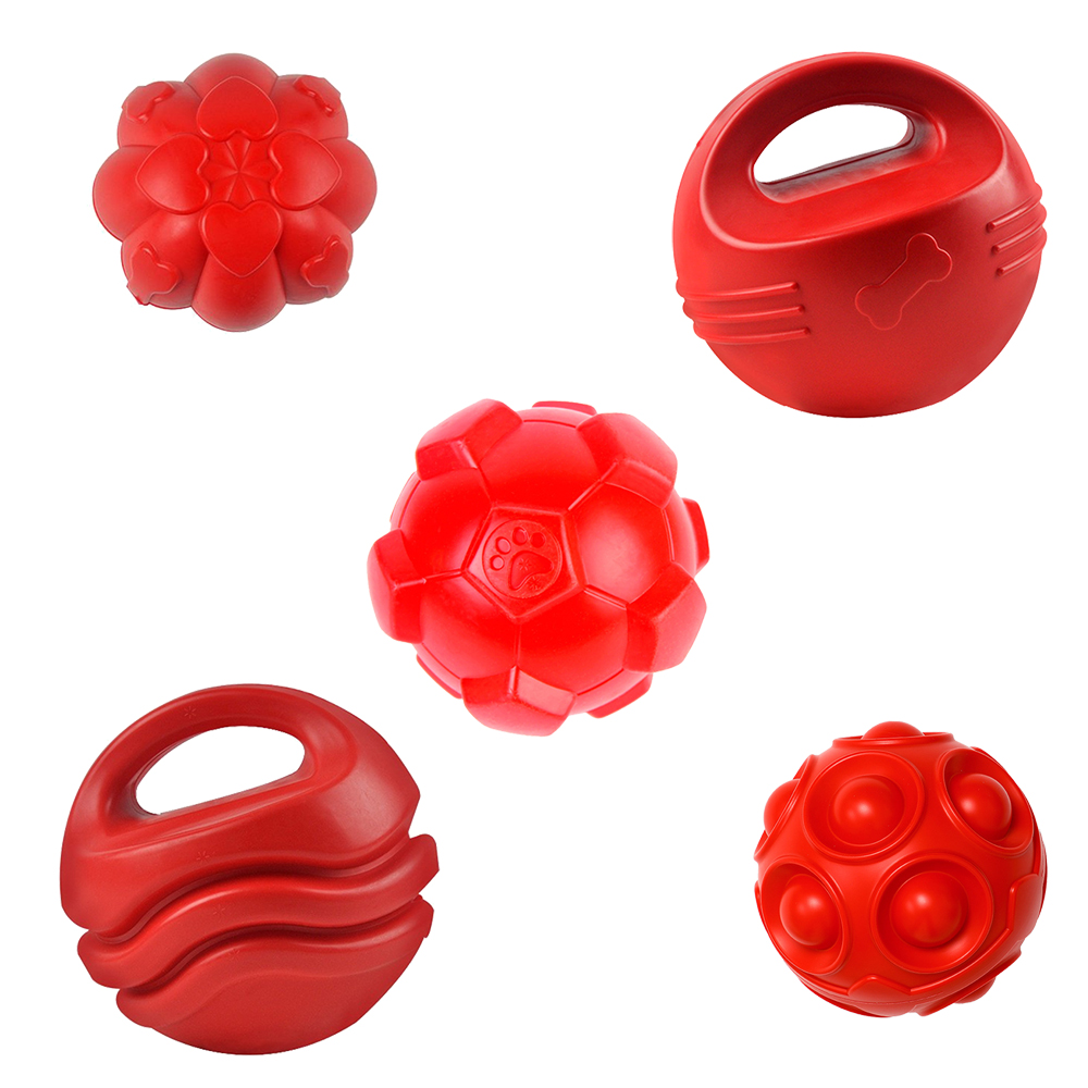 Rood TPR botvormig hondenspeel - Teeth Cleaning Dog Chew Bone recensie en prijs