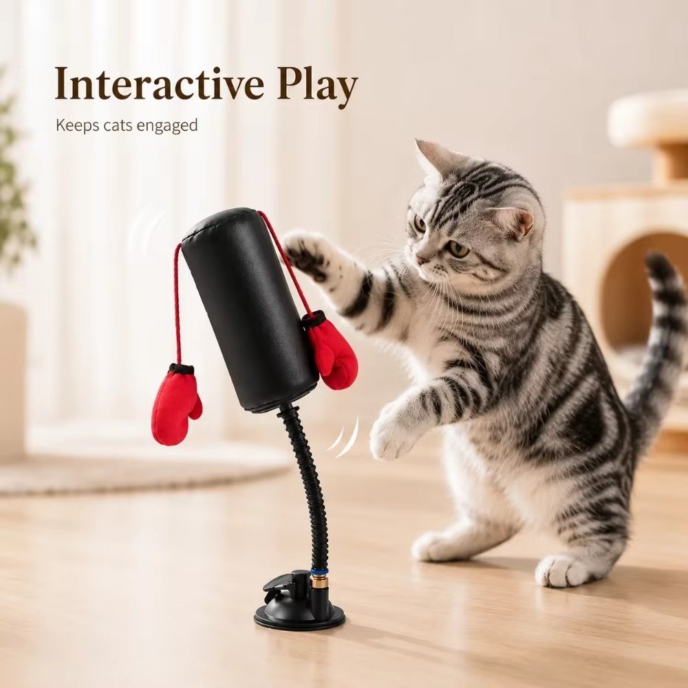 Zuignapvoet Kat Boksspeelgoed  - Interactive Squeaky Plush Dog Toy recensie en prijs