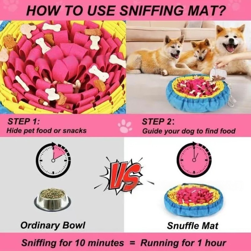 Nieuwe Pet Snuiven Pad Bloemvo - Snuffle Mat For Dogs recensie en prijs