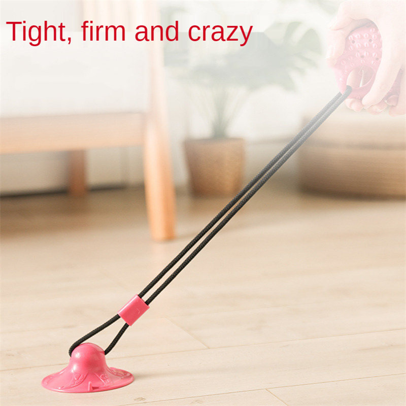 Hondenspeelgoed Siliconen zuig - Suction Cup Dog Tug Toy recensie en prijs