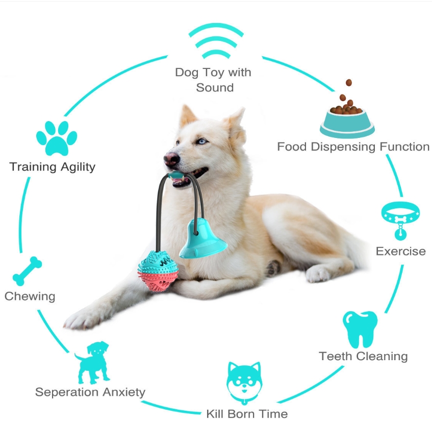 Hondenspeelgoed voor agressiev - Rubber Treat Dispensing Dog Toy recensie en prijs