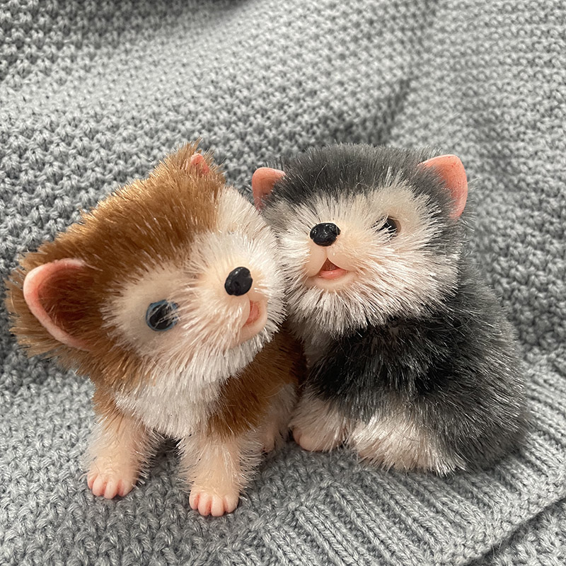 5 inch siliconen mini-dierenho - Interactive Squeaky Plush Dog Toy recensie en prijs