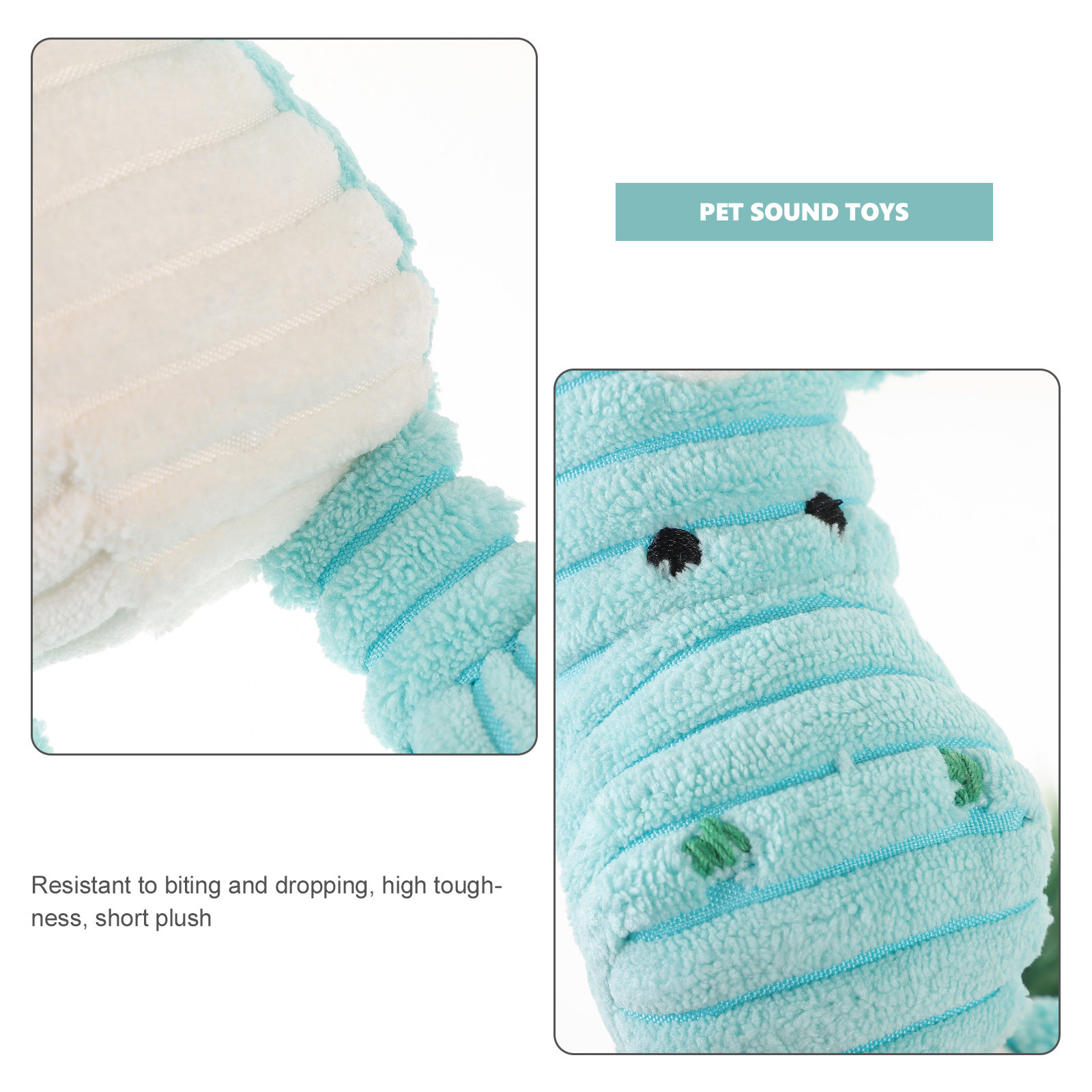 Gestreept eenhoorn pluche piep - Flying Disc Dog Training Toy recensie en prijs