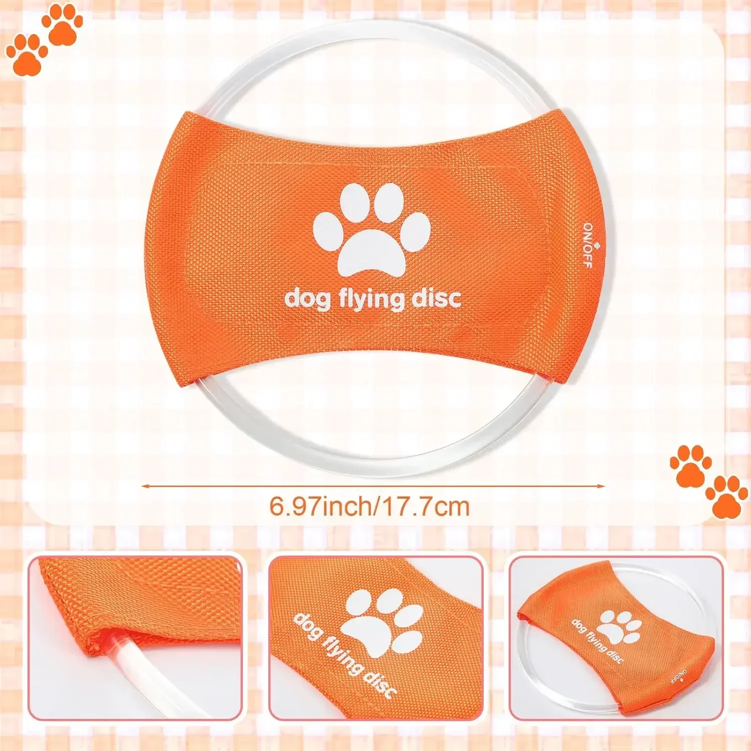 Hondenspeelgoed LED-gloeiend o - Flying Disc Dog Training Toy recensie en prijs