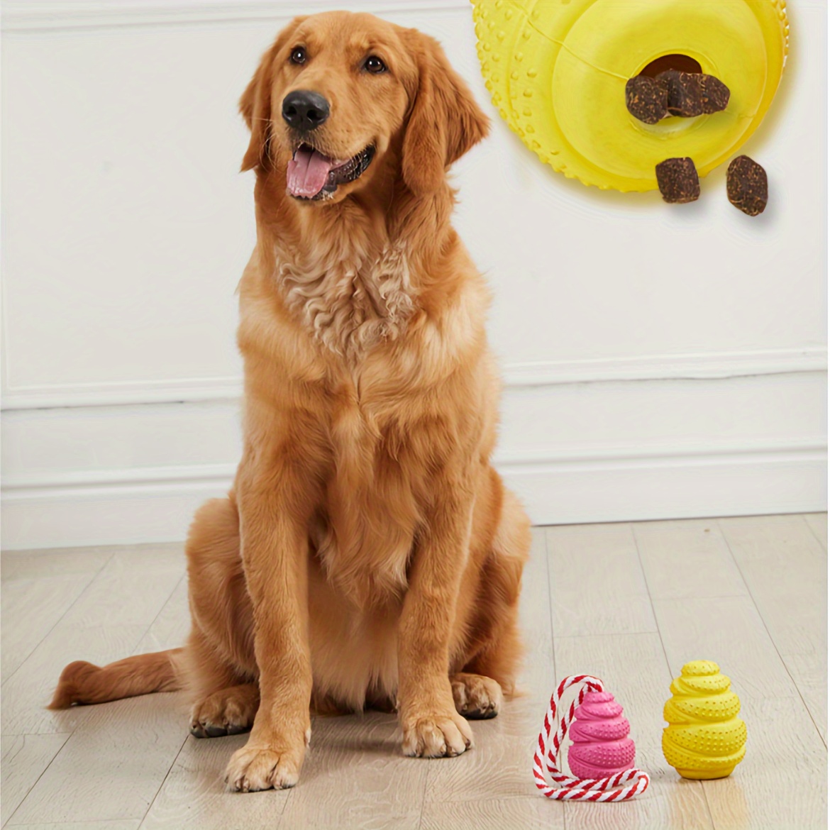 Duurzaam rubberen hondenkauwsp - Rubber Treat Dispensing Dog Toy recensie en prijs