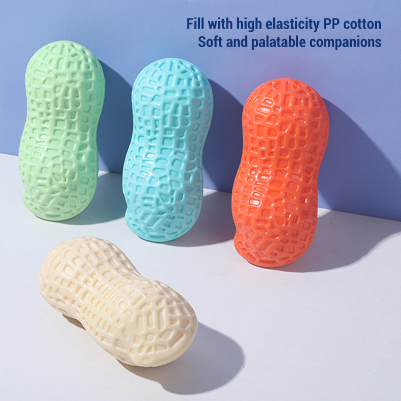 Piepende pinda-botten hondensp - Teeth Cleaning Dog Chew Bone recensie en prijs
