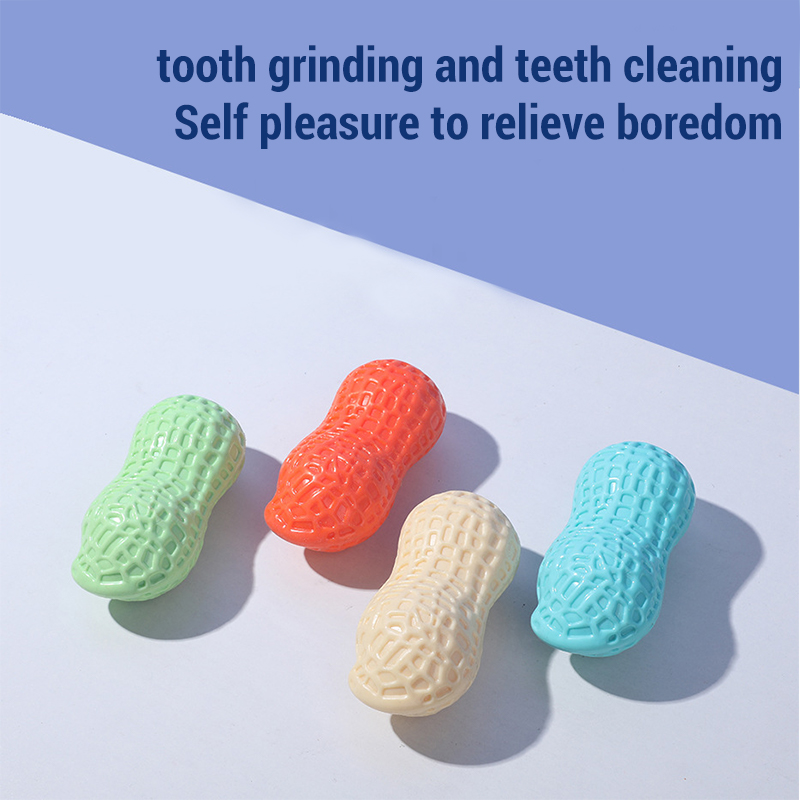 Piepende pinda-botten hondensp - Teeth Cleaning Dog Chew Bone recensie en prijs
