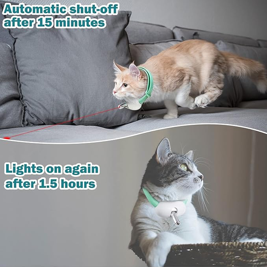 Laserpointerhalsband voor katt - Laser Pointer Cat Toy Automatic recensie en prijs