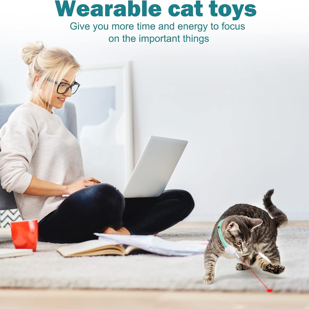 Laserpointerhalsband voor katt - Laser Pointer Cat Toy Automatic recensie en prijs