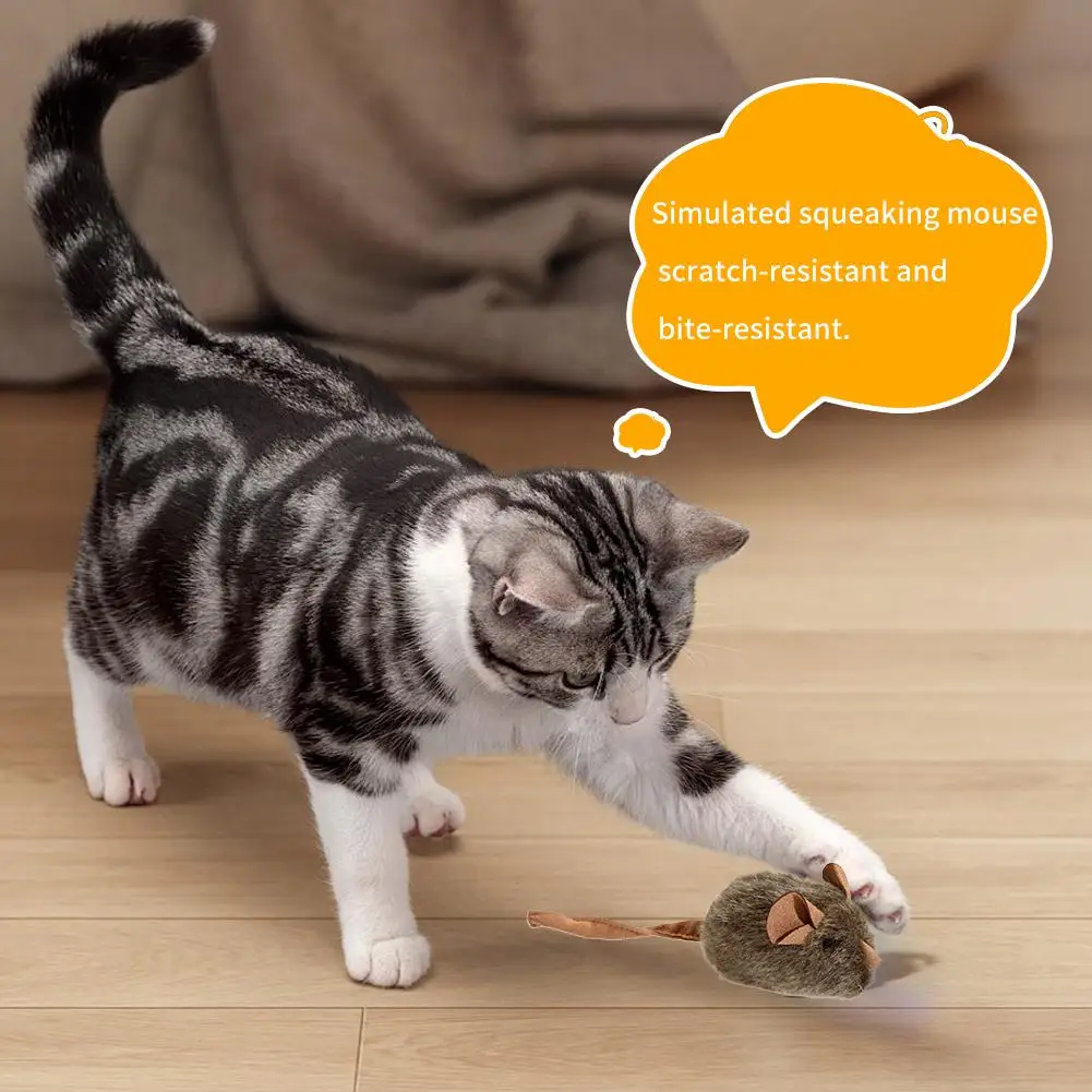 Grappige Pluche Muizen Katten  - Catnip Interactive Plush Mouse recensie en prijs