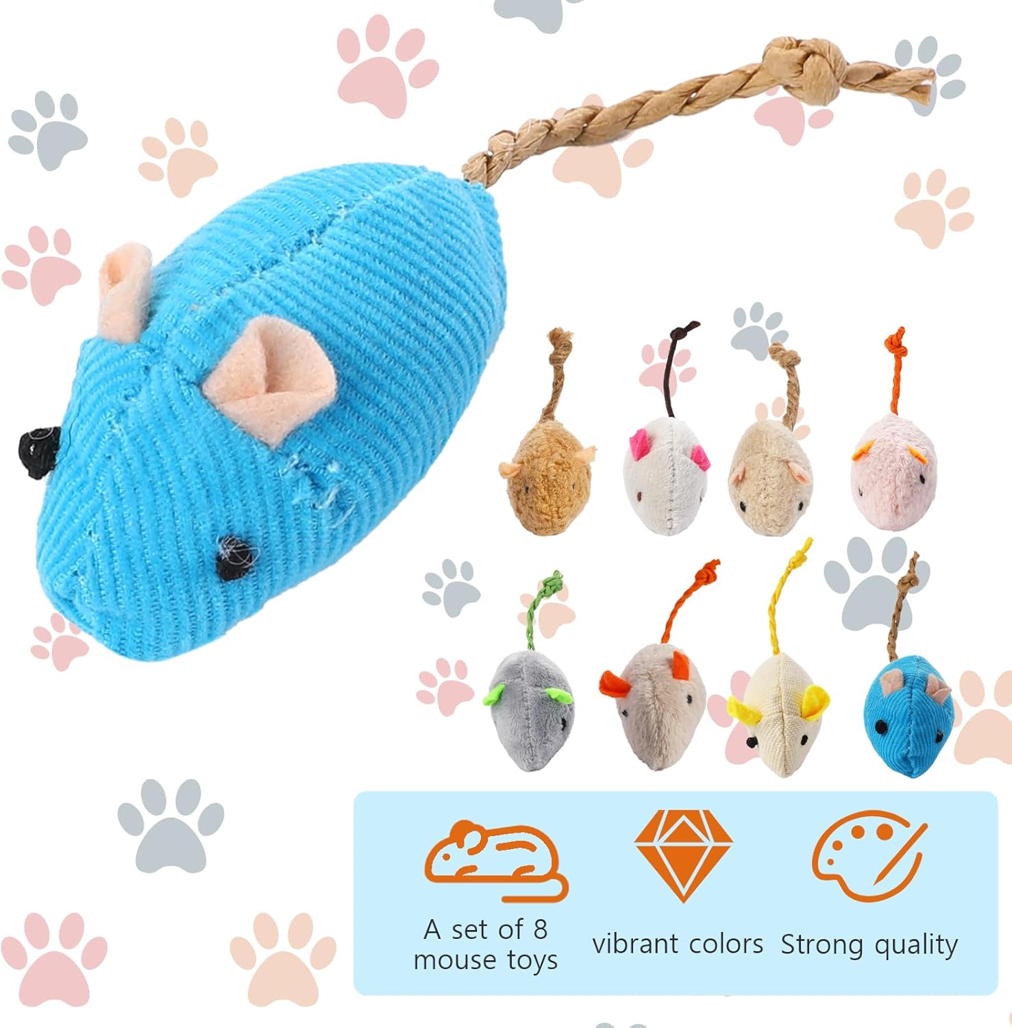 8 Willekeurig verpakt interact - Catnip Interactive Plush Mouse recensie en prijs