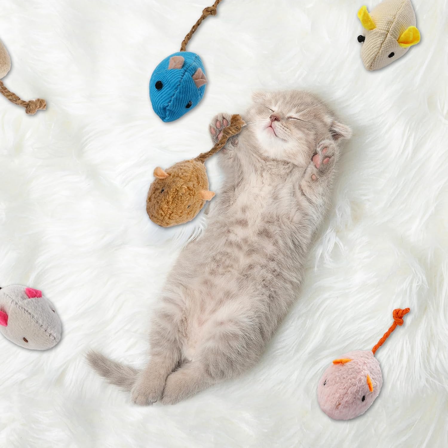 8 Willekeurig verpakt interact - Catnip Interactive Plush Mouse recensie en prijs