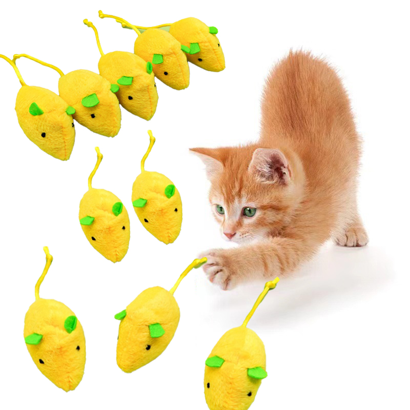 Interactieve kattenmuizen spee - Catnip Interactive Plush Mouse recensie en prijs