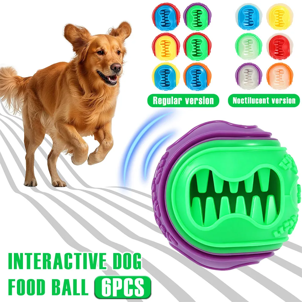6 stuks interactieve hondenvoe - Rubber Treat Dispensing Dog Toy recensie en prijs