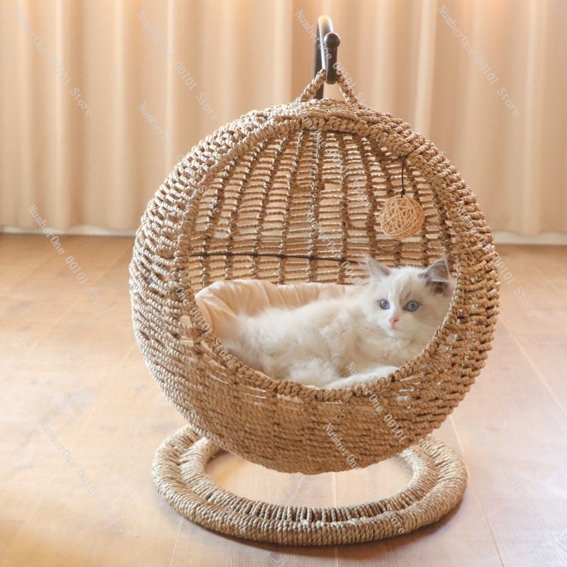 Rattan hangmand voor katten, r - Pet Beds recensie en prijs