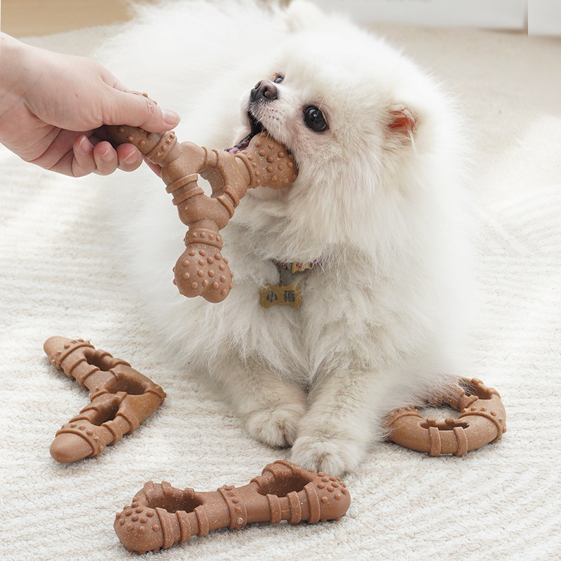 Imitatiebot Molaire hondenspee - Teeth Cleaning Dog Chew Bone recensie en prijs