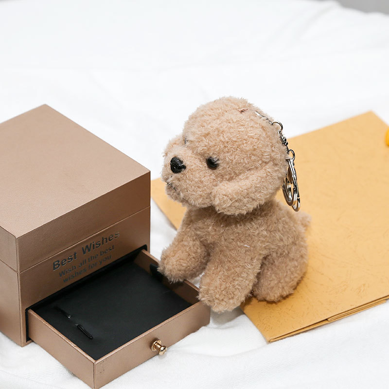 Nieuwe 12 cm schattige teddyho - Interactive Squeaky Plush Dog Toy recensie en prijs