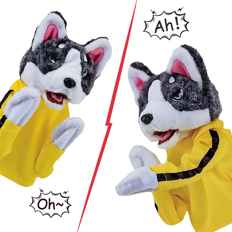 Kid Kung Fu Husky Handschoenen - Interactive Squeaky Plush Dog Toy recensie en prijs