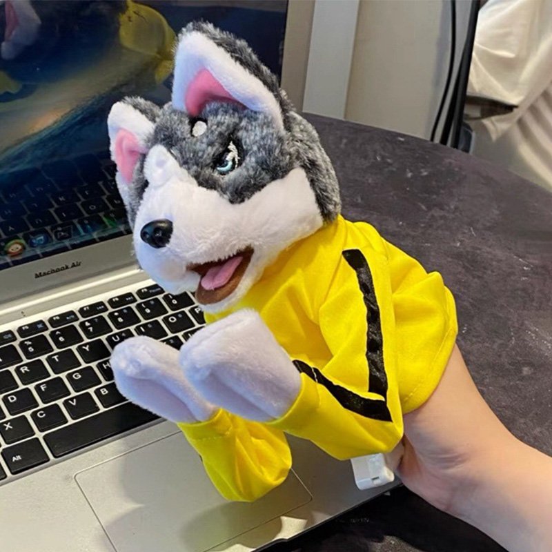 Kid Kung Fu Husky Handschoenen - Interactive Squeaky Plush Dog Toy recensie en prijs