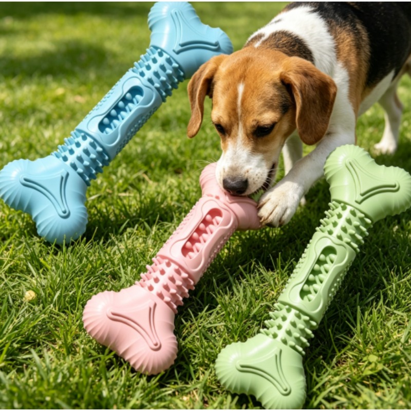 Nieuwe duurzame kauwspeelgoeds - Teeth Cleaning Dog Chew Bone recensie en prijs