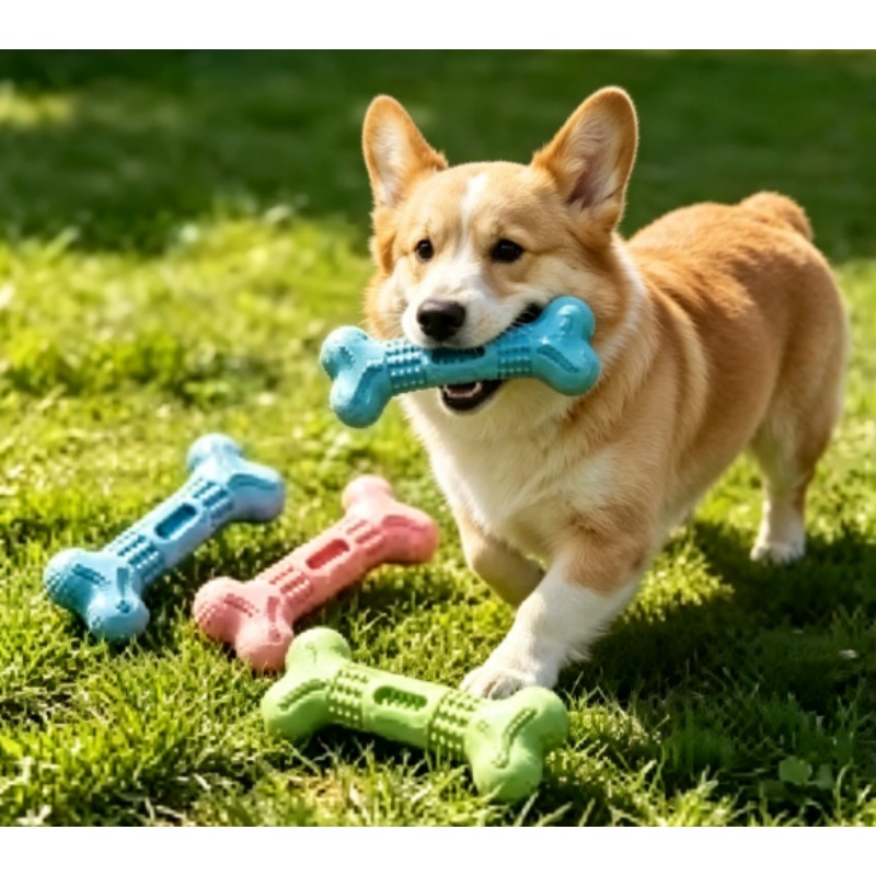 Nieuwe duurzame kauwspeelgoeds - Teeth Cleaning Dog Chew Bone recensie en prijs